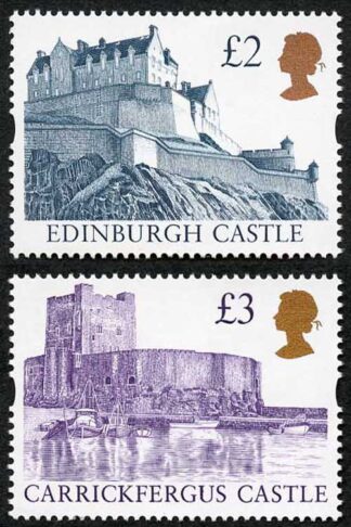 SG1997 1993/1996 Castle Set 4 values Very Fine U/M
