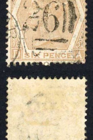 Gibraltar SGZ47 6d pale buff plate 11 with A26 pmk