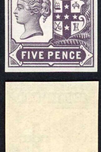South Australia 1894 5d Colour Trial in light purple no wmk Paper Fresh U/M