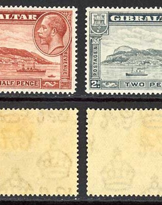 Gibraltar SG110/13 1931 Set perf 14  M/M