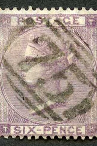 SG84 6d Lilac plate 3 (no hair lines) Fine used Cat 140 pounds