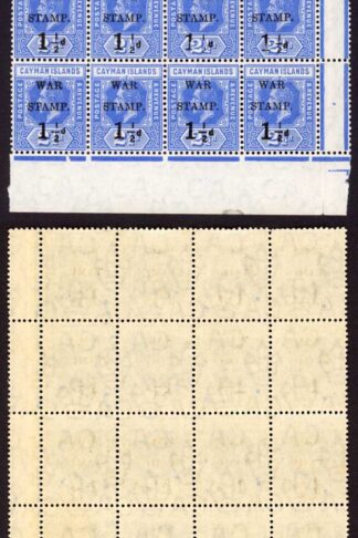 Cayman Is SG54 1.5d on 2.5d Type 15 9/4 and 9/5 Missing Fraction BAR U/M