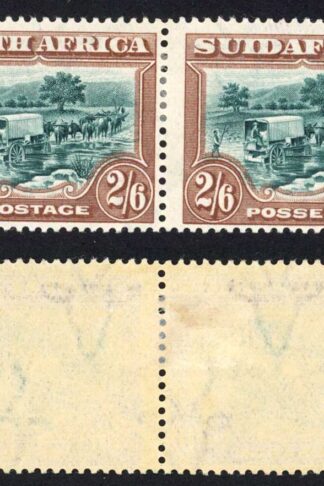 SOUTH AFRICA SG37 1927-30 Recess pictorial 2s6d green and brown perf 14 M/M