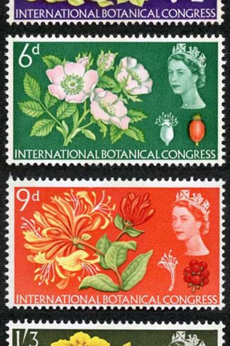 SG655p/58p 1964 Botanical Phosphor Set U/M