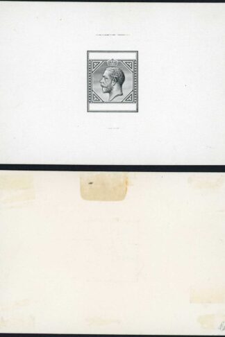 CYPRUS 1912 KGV type 12 Keyplate MASTER DIE PROOF Very Rare and Important