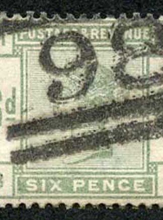 SG194 6d Dull Green Fine Used with Good Colour