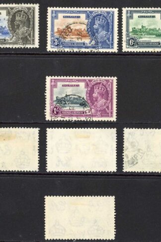 Gibraltar SG114/17 1935 Silver Jubilee Set Fine Used