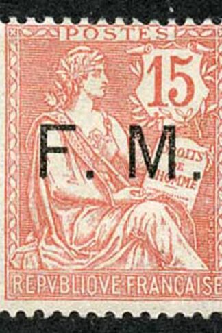 France SGM314 Military Frank Stamp 1903 15c Red M/M (light toning)