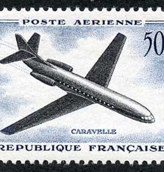 France SG1319 1957 500f Air Stamp Superb Fresh M/M