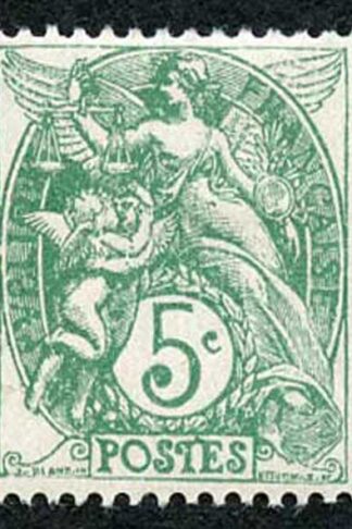 France SG295 1900 5c Green Fresh M/M