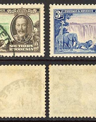 Southern Rhodesia SG31/34 1938 Silver Jubilee Set of Four Fine Used