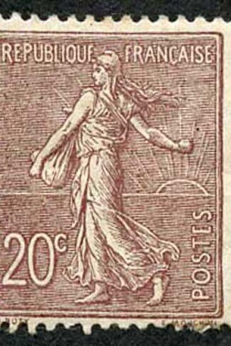 France SG317 1903 20c purple Sower Fresh M/M (some creases)