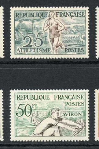 France SG118590 1953 Sports set Fresh M/M