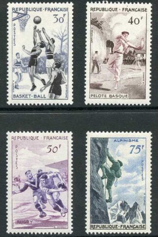 France SG1297/1300 1956 Sports set Fresh M/M