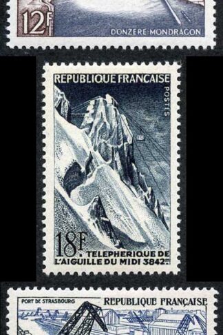 France SG1303/5 1956 Technical Achievements set Fresh M/M