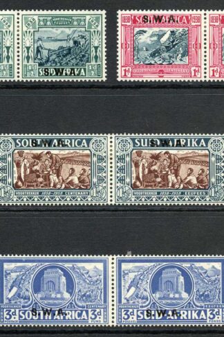 South West Africa 1938 Vootrekker set m/m