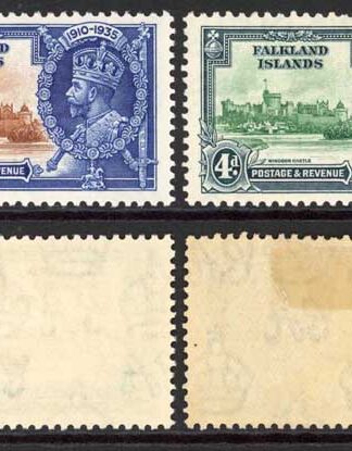 Falkland Is SG139/42 1935 Silver Jubilee Set M/M