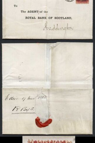 Penny Plate 89 (DH) Very fine on Printed Cover to Haddington
