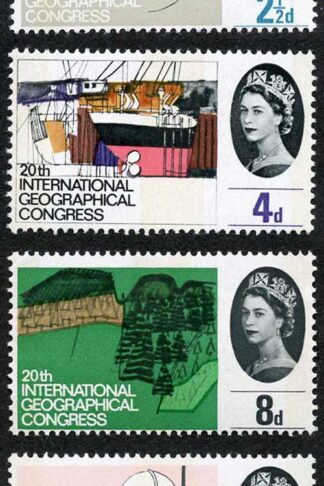 SG651p-4p 1964 Geographical Phosphor Set U/M