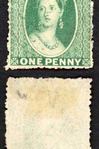 Grenada SG38 1d on 1/- Orange Cat 48 pounds