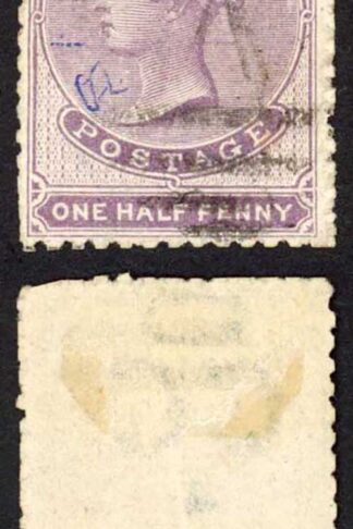 Ceylon SG48 1/2d Dull Mauve Wmk Crown CC Used