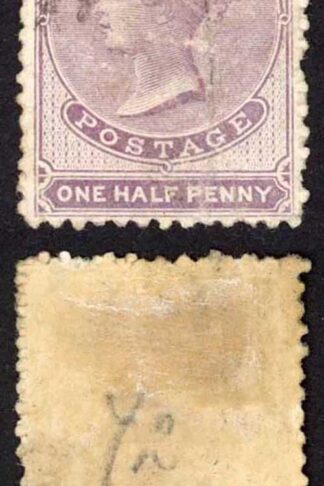 Ceylon SG48 1/2d Dull Mauve Wmk Crown CC Used