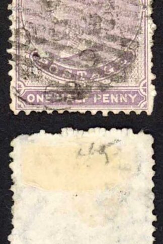Ceylon SG48 1/2d Dull Mauve Wmk Crown CC Used