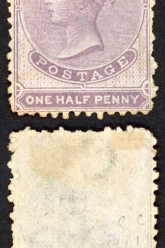 Ceylon SG48 1/2d Dull Mauve Wmk Crown CC M/M