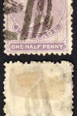 Ceylon SG48 1/2d Dull Mauve Wmk Crown CC Used