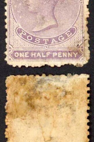 Ceylon SG48 1/2d Dull Mauve Wmk Crown CC Used