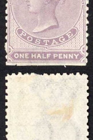 Ceylon SG48 1/2d Dull Mauve Wmk Crown CC Used