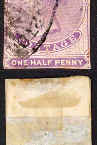 Ceylon SG48c 1/2d Mauve Wmk Crown CC Used