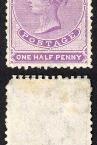 Ceylon SG48c 1/2d Mauve Wmk Crown CC M/M