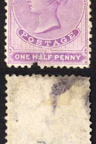 Ceylon SG48c 1/2d Mauve Wmk Crown CC M/M