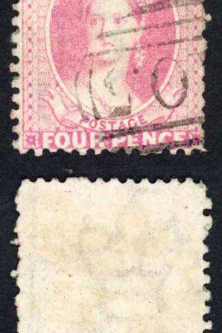 Bahamas SG27 4d Dull Rose Wmk Crown CC Used