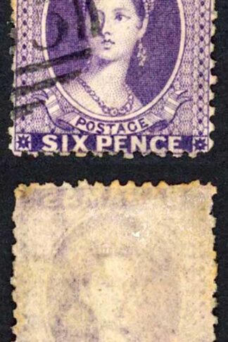 Bahamas SG30 6d Lilac Wmk Crown CC Used