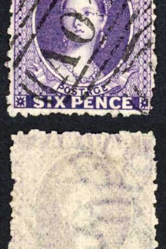 Bahamas SG30 6d Lilac Wmk Crown CC Used