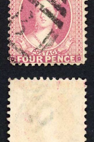 Bahamas SG41 4d Rose Perf 12 Wmk Crown CA Used