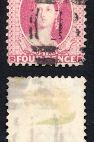 Bahamas SG41 4d Rose Perf 12 Wmk Crown CA Used