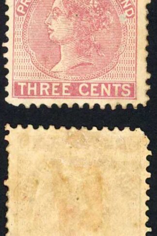 Prince Edward Is SG37 3c Rose M/M Cat 45 pounds