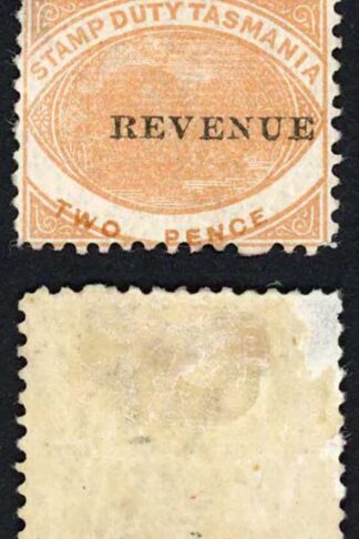 Tasmania 2d Stamp Duty opt Revenue MISPLACED VALUE TABLET