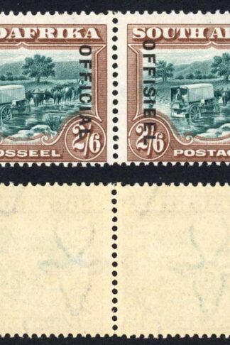 South Africa SGO11 1927 2/6 green and brown Superb M/M