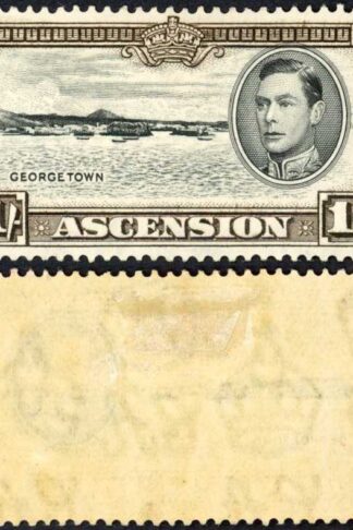 Ascension SG44 1/- Perf 13.5 M/M Cat 27 pounds