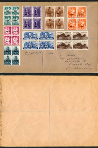SWA SG114/9 in Blocks (no 1/3) 4d is Red-brown