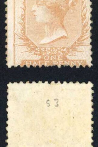 Malta SG3a 1/2d Pale Buff no wmk Mint (regummed) Cat 850 pounds