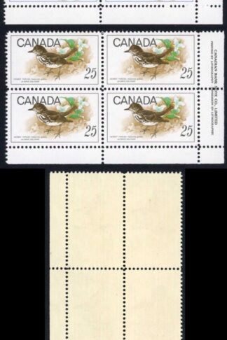 Canada SG638/408 Set of 3 U/M Plate Blocks
