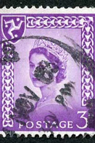 IOM SG2a 3d Deep Lilac on Chalky Paper Fine used cat from 6.50 pounds