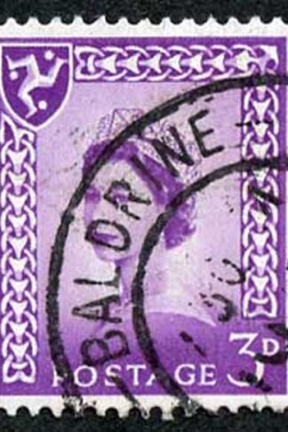 IOM SG2a 3d Deep Lilac on Chalky Paper Fine used cat from 6.50 pounds