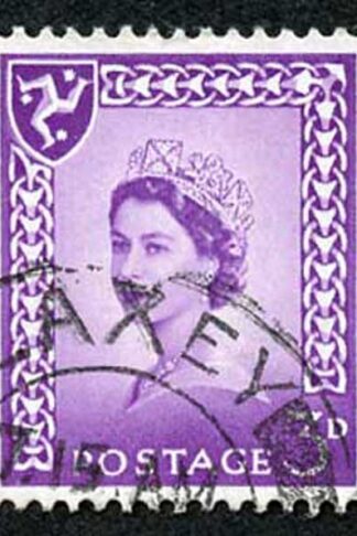 IOM SG2a 3d Deep Lilac on Chalky Paper Fine used cat from 6.50 pounds