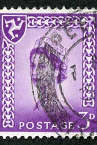 IOM SG2a 3d Deep Lilac on Chalky Paper Fine used cat from 6.50 pounds